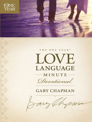 cover image of The One Year Love Language Minute Devotional